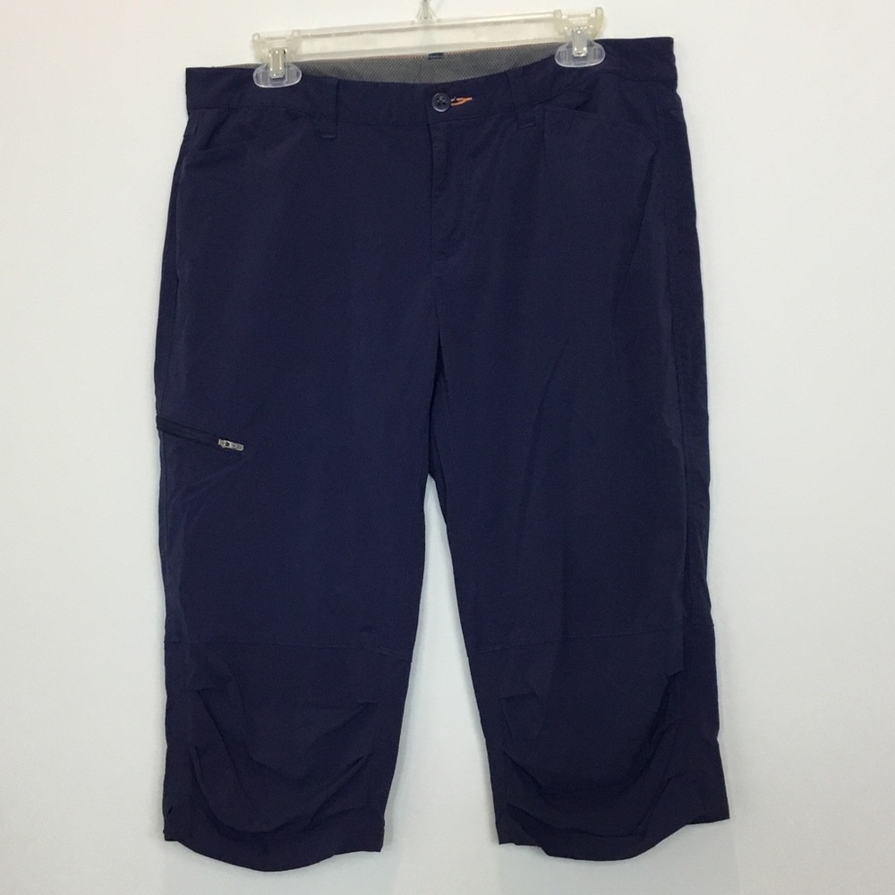 Orvis women’s knee hiking pants size 12 blue quick dry